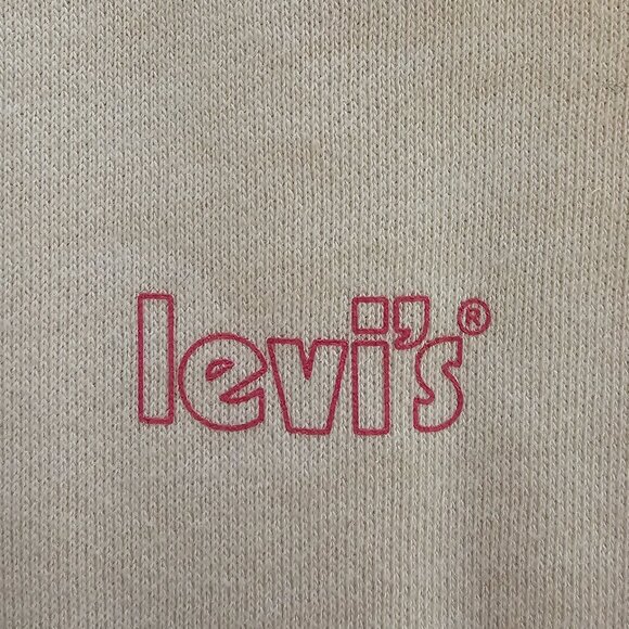 !!!NWT!!! Men’s Levi’s Cream Long Sleeve Polo Sweater, Medium - Picture 4 of 11